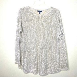 - EILEEN FISHER Organic Linen/Cotton Blend Sweater